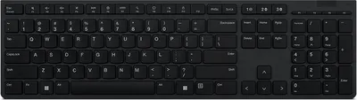 Tastierë Lenovo Professional Wireless, USB dhe Bluetooth, layout CZ SK, e gri - 1