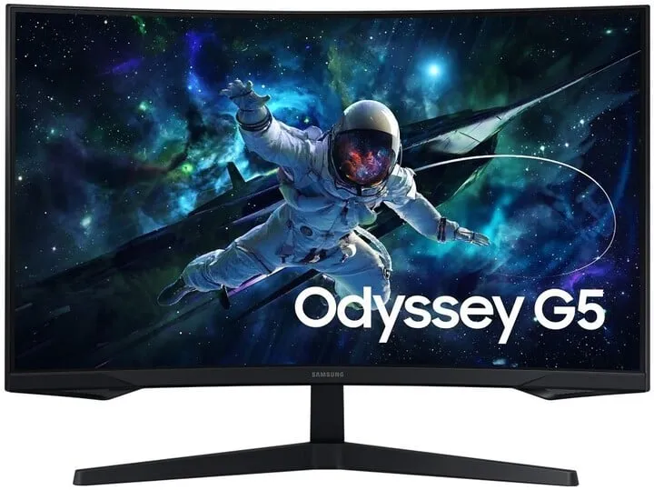 Monitor Samsung Odyssey S27CG552EU, 27”, Curved, QHD, i zi - 1