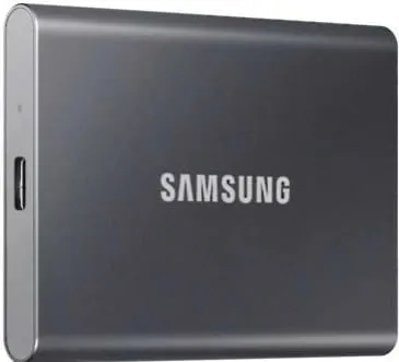 Disk SSD Samsung T7, 2TB, USB 3.2 Gen2, i hirtë (MU-PC2T0T/WW) - 2
