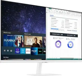 Monitor Samsung M5 Smart, LS32AM501NUXEN, 32", 1920 x 1080, i bardhë