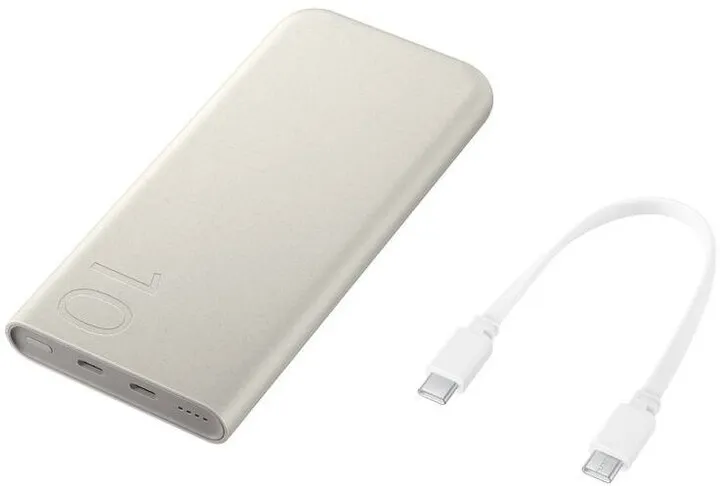 Powerbank Samsung 25W, 10000mAh, bezhë - 2