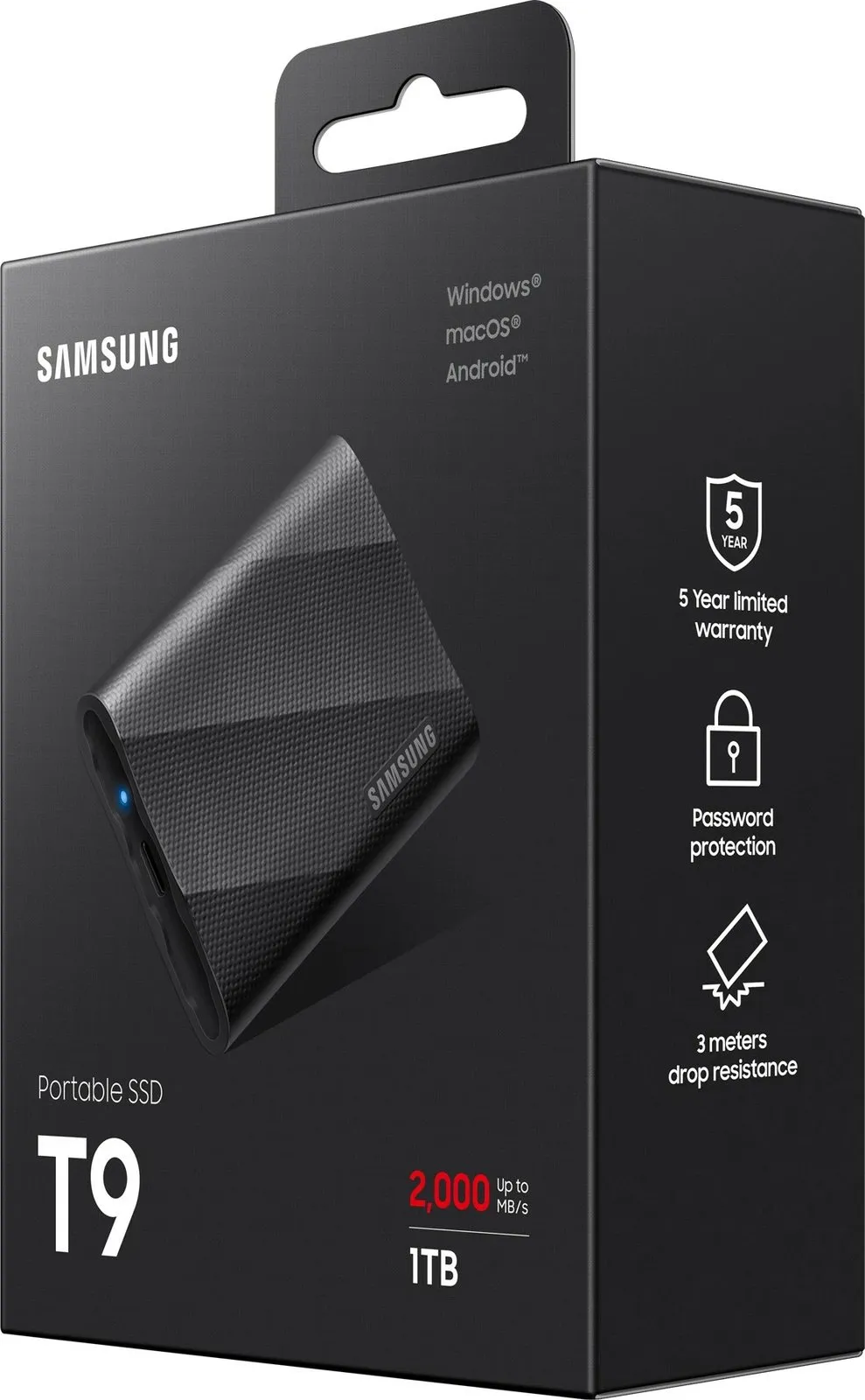 Disk SSD Samsung T9 USB 3.2 Gen 2, 1TB - 7