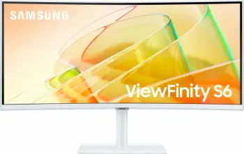 Monitor Samsung S65TC computer, 34", 3440 x 1440, 100 Hz, i bardhë