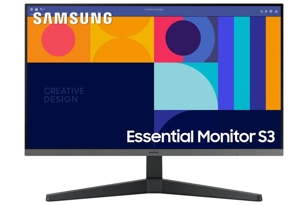 Monitor Samsung Essential S3 S33GC LED, 27", FHD, i zi - 1