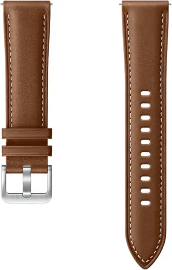 Rrip zëvendësues Samsung për Samsung Galaxy Watch 3, lëkurë, 20mm, i zi