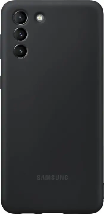 Mbrojtëse silikoni Samsung për Samsung Galaxy S21, e zezë