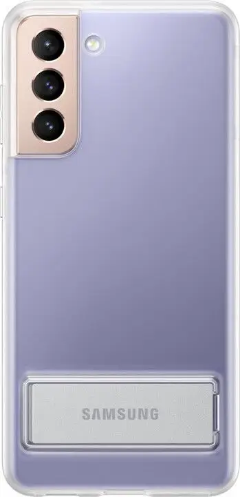 Mbrojtëse Samsung Clear Standing për Samsung Galaxy S21, transparente