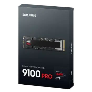 SSD e brendshme M.2 8TB Samsung 9100 PRO NVMe PCIe Gen5