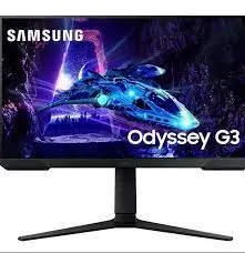 Monitor Gaming Samsung S24DG300EU / 24 “/ Full HD LCD VA / 180 Hz / 1 ms / AC + DisplayPort / Zezë