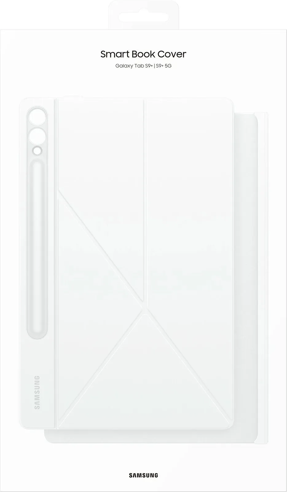 Mbështjellës Samsung Galaxy Tab S9+, Flip case, 31.5 cm, Bardhë - 5