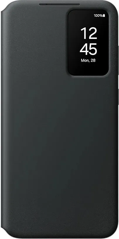 Mbështjellës Samsung Smart View Case për Galaxy S24+, wallet case, e zezë - 1