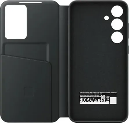 Mbështjellës Samsung Smart View Case për Galaxy S24+, wallet case, e zezë - 4
