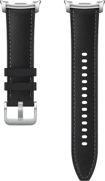 Rrip smartwatch Samsung Watch8 Classic, lëkurë sintetike, i zi
