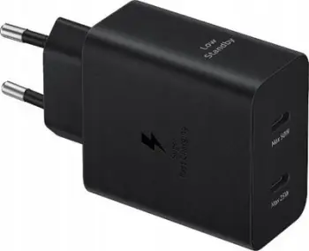Karikues AC Samsung EP-T5020, 2x USB Type C, karikim i shpejtë, i zi