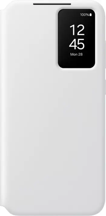 Mbështjellës Samsung Smart View Wallet EF-ZS721CWEGWW për Galaxy S24 FE, Bardhë
