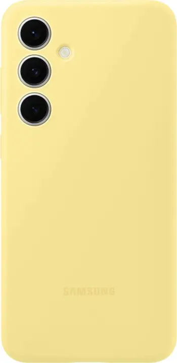 Mbështjellës silikon Samsung Galaxy S24 FE, 6.7", verdhë