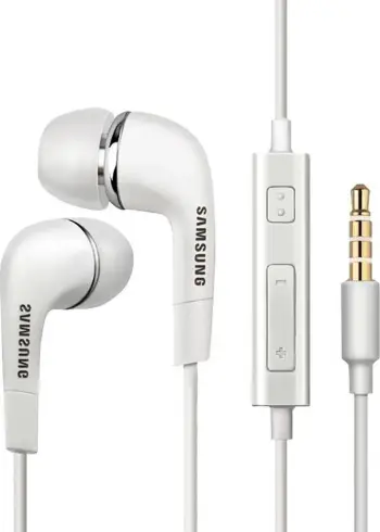 Kufje stereo Samsung EHS64AVFWE, me mikrofon, 3.5 mm, të bardha