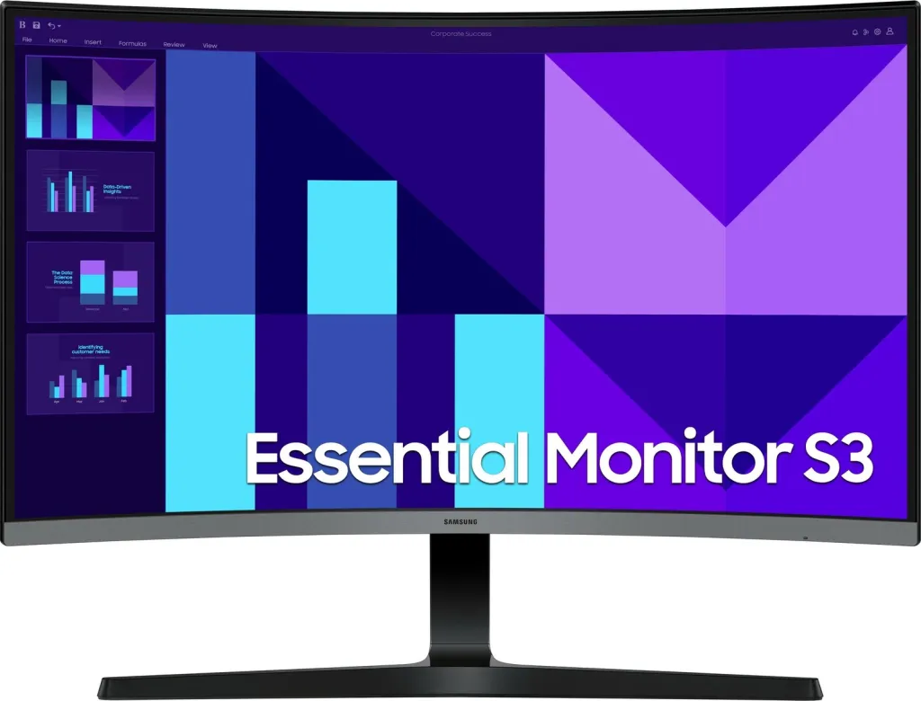 Monitor i lakuar Samsung S27D396GAU Essential S3 27 inch - 3