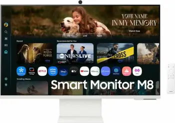 Monitor Smart Samsung M80F S32FM801UU, 32", 4K, i bardhë