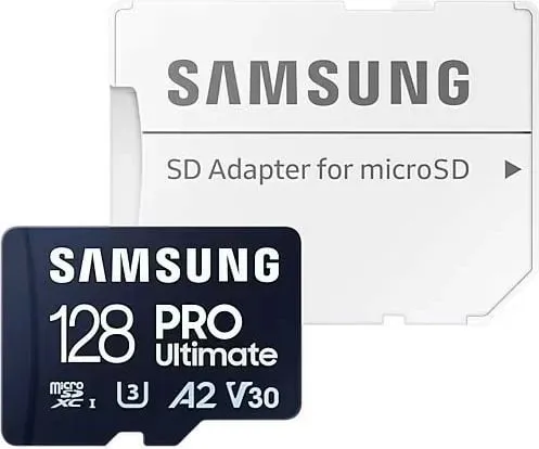 Kartë Memorie SD CARD 128GB Samsung PRO Ultimate microSDXC 200MB/s +Adapter - 1