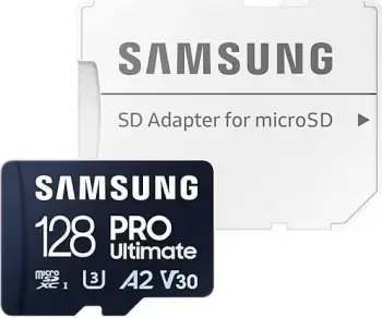 Kartë Memorie SD CARD 128GB Samsung PRO Ultimate microSDXC 200MB/s +Adapter