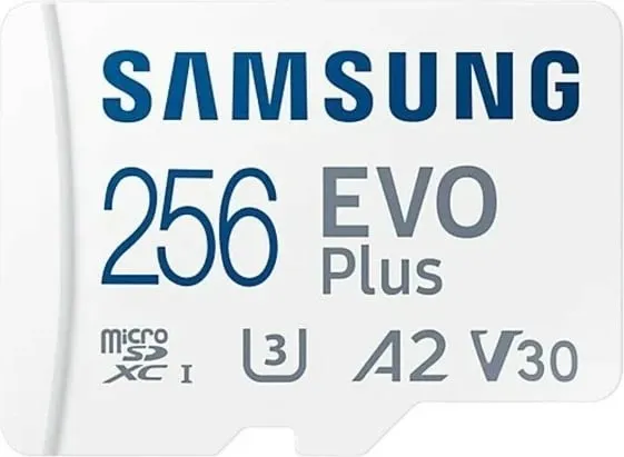 Kartelë memorie Samsung EVO PLUS microSDXC 256GB UHS-I U3, Adapter SD - 1