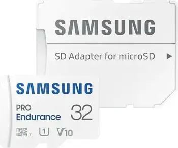 Kartë memorie Samsung PRO Endurance microSDHC 32GB, versioni 2022
