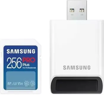Kartë memorie SD CARD 256GB Samsung XC PRO Plus (2023)(CL10) Reader