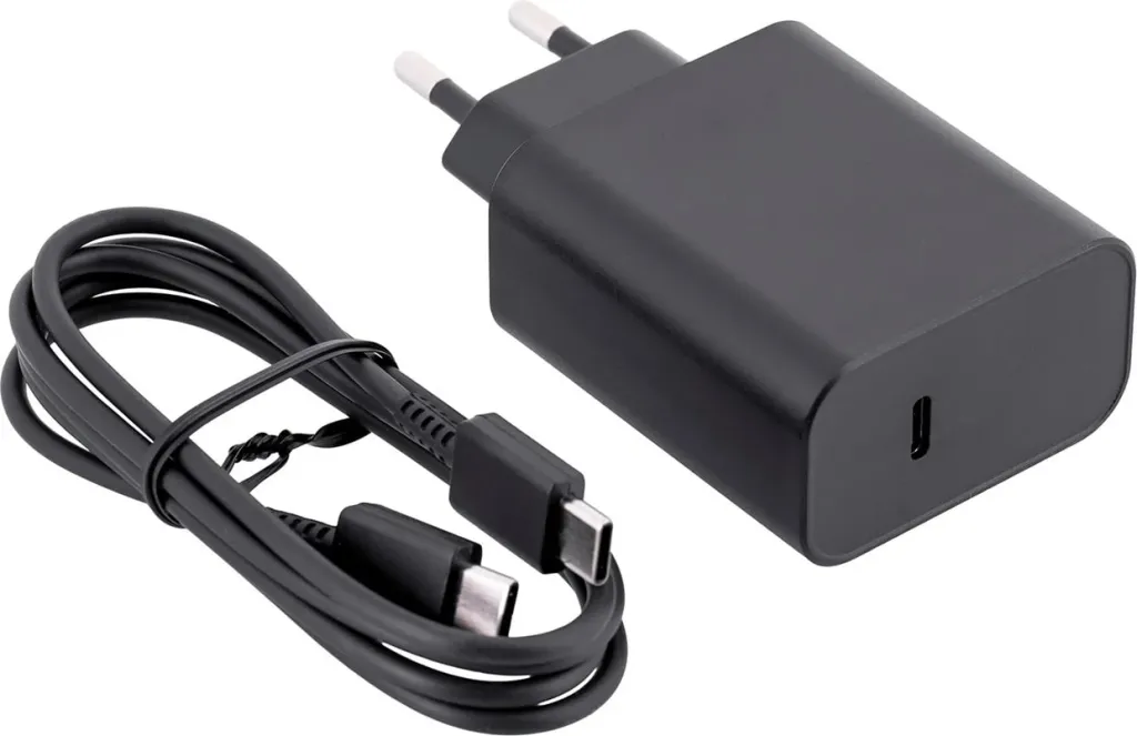 Karikues wireless Samsung GP-PWU024WIABW, për smartwatch, celular, kufje, 15W, USB Type-C, zi/argjendtë - 9
