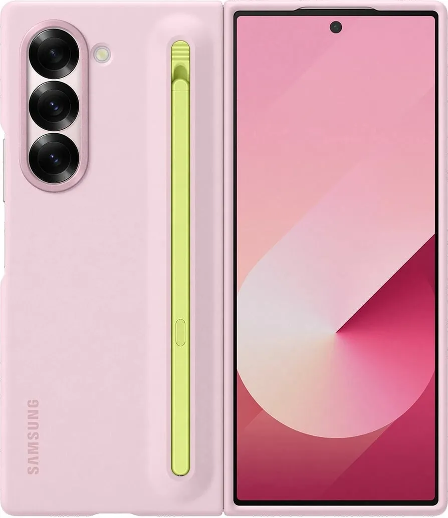 Mbështjellës Samsung Galaxy Z Fold6 Slim S Pen, rozë - 1