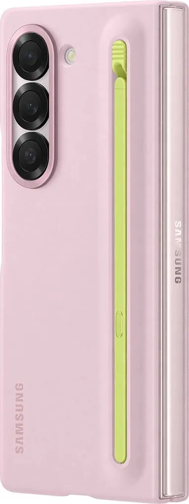 Mbështjellës Samsung Galaxy Z Fold6 Slim S Pen, rozë - 4