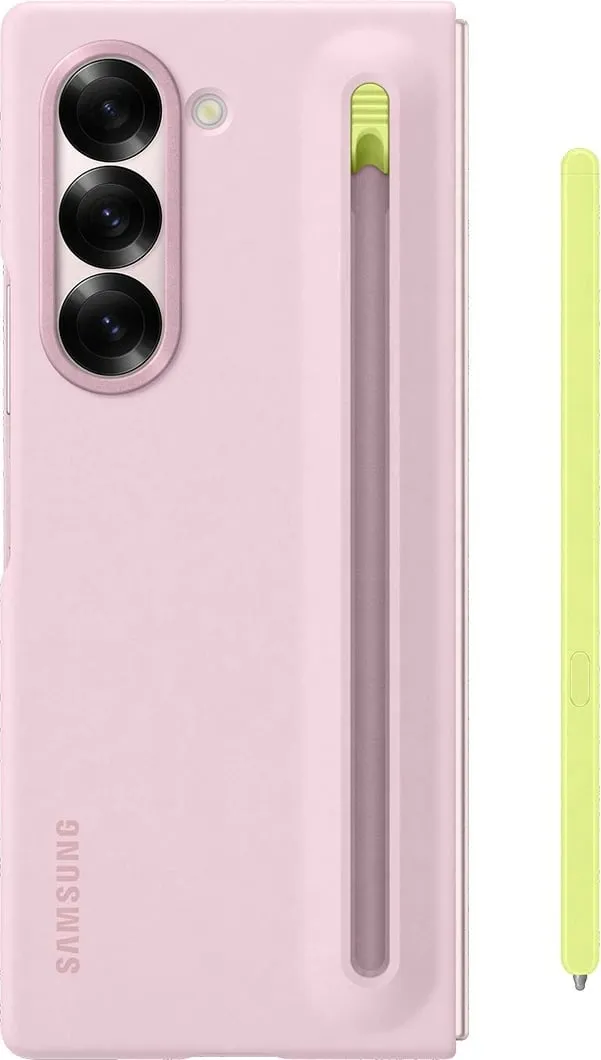 Mbështjellës Samsung Galaxy Z Fold6 Slim S Pen, rozë - 5