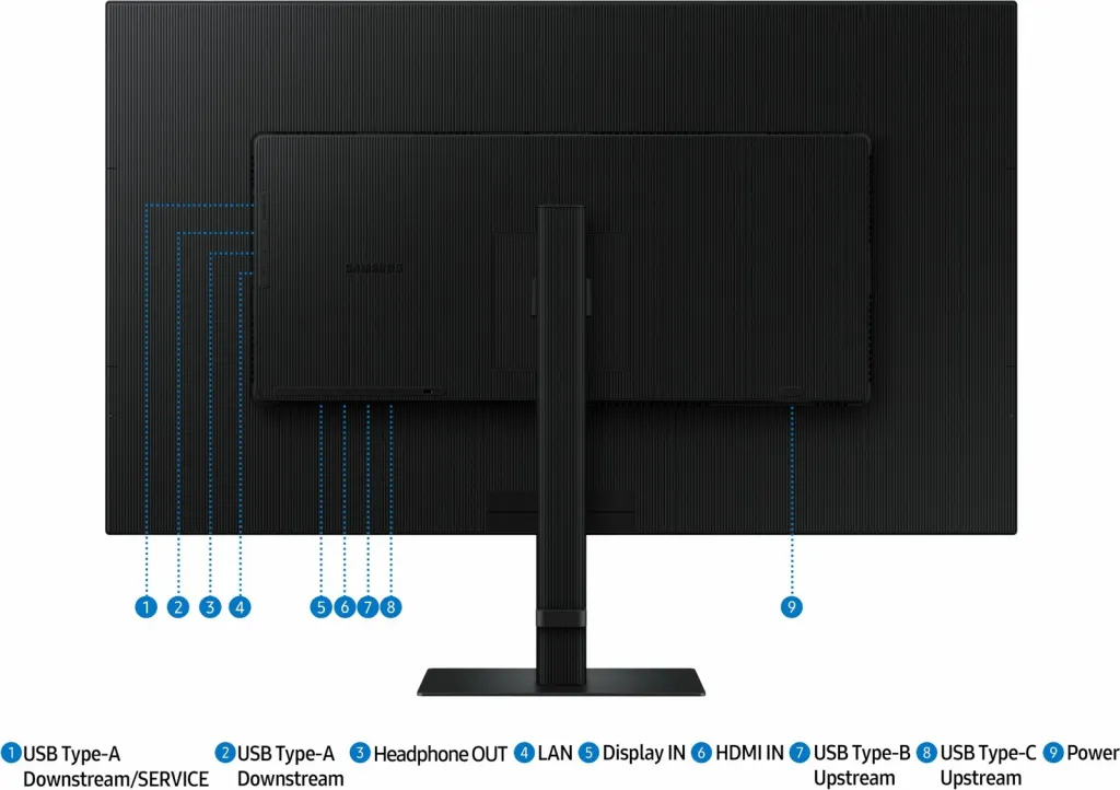 Monitor Samsung ViewFinity S8 S37D800UAU, 37", 4K UHD, i zi - 7