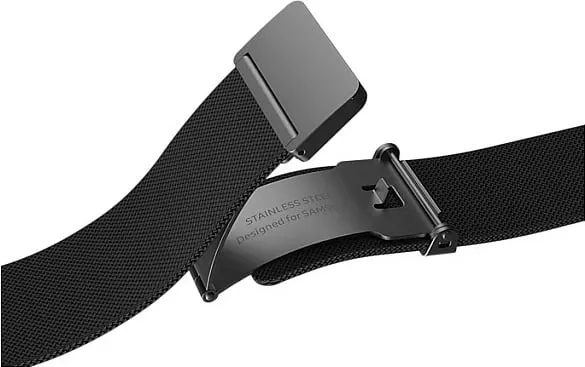 Rrip milanez Samsung për Galaxy Watch4/5/6/7 44mm, zi - 1