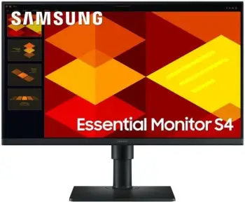 monitor Samsung LS24D406GAUXEN 24" TFT/LCD i sheshtë, i zi