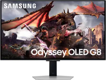 Monitor gaming, Samsung, Odyssey OLED G8 LS32DG800SUXEN, 32", argjendtë