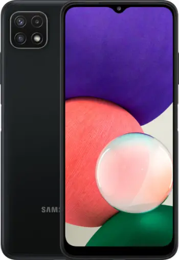 Celular Samsung Galaxy A22, 6.6", 4GB RAM, 128GB ROM, 5G, hirtë i errët