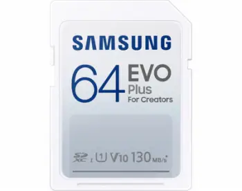 Kartë e memoriës Samsung SDXC 64GB EVO Plus UHS-I (Class 10)