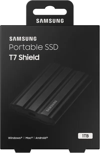 Disk i jashtëm Samsung T7 Shield, 2TB, i zi - 4