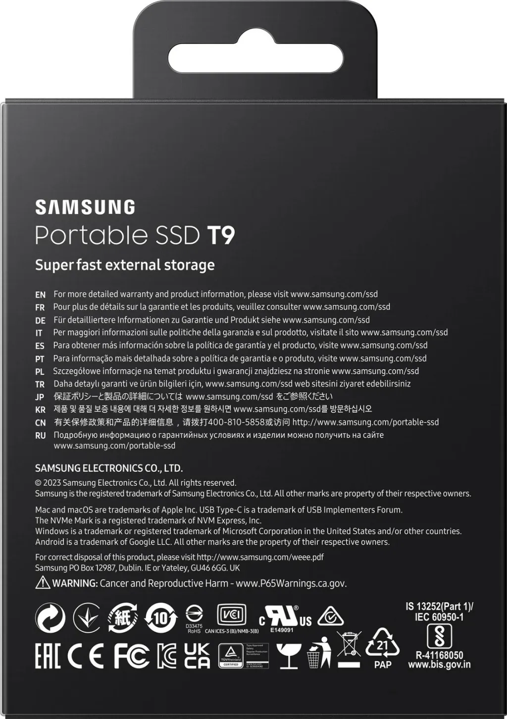 Disk SSD Samsung T9 USB 3.2 Gen 2, 4TB - 11