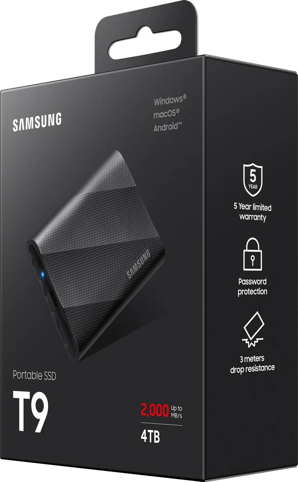 Disk SSD Samsung T9 USB 3.2 Gen 2, 4TB - 3