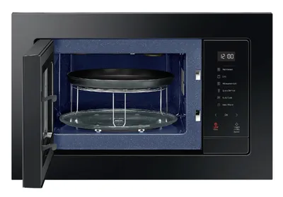 Mikrovalë, Samsung, MG23A7318CK/E2, 23 L, 1300 W, inkaso, me grill, e zezë - 2