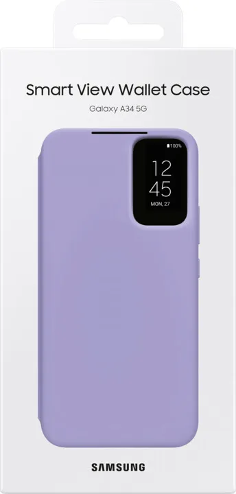 Këllëf Samsung Smart View për Galaxy A34 5G, i kaltër - 5