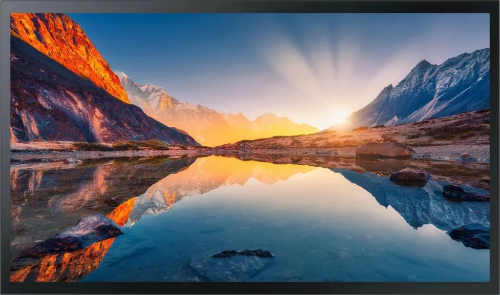 Panel digjital Samsung QM32R-T, 32", LCD, Full HD, Wi-Fi, e zezë - 1