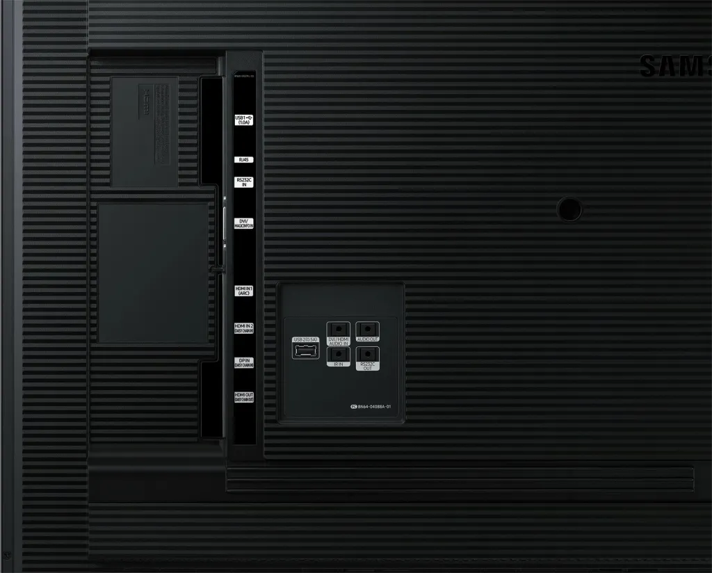 Panel digjital Samsung QM32R-T, 32", LCD, Full HD, Wi-Fi, e zezë - 4