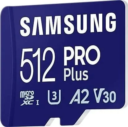 Kartë memorie Samsung Pro Plus, microSDXC, 512GB, 180MB/s - 3