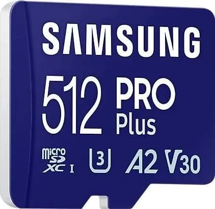 Kartë memorie Samsung Pro Plus, microSDXC, 512GB, 180MB/s - 4