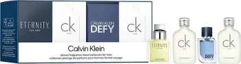 Set Calvin Klein, Eau de Toilette 2 x 10ml, Defy Eau de Toilette 5ml, Eternity Eau de Toilette 10ml