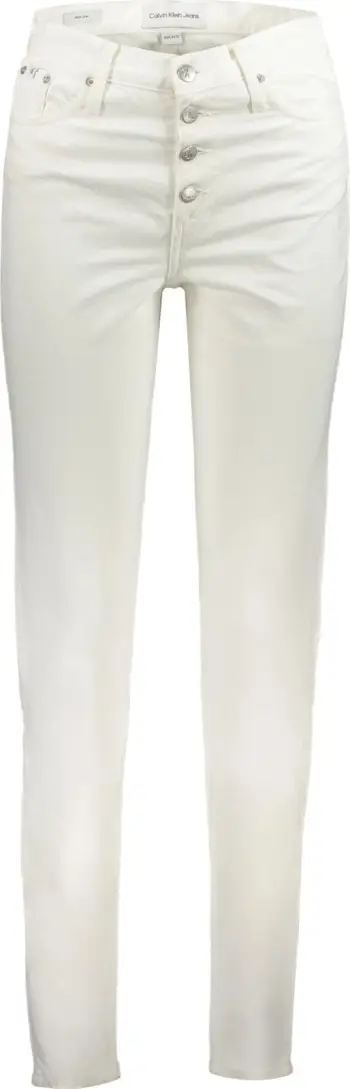 Xhinse femra Calvin Klein mom jeans, të bardha