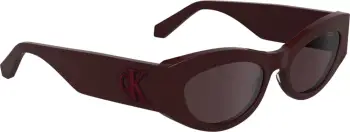 Syze dielli Calvin Klein cat eye femra, të kuqe